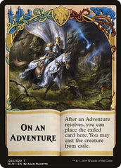 On An Adventure Double-Sided Emblem [Challenger Decks 2020 Tokens] | Yard's Games Ltd