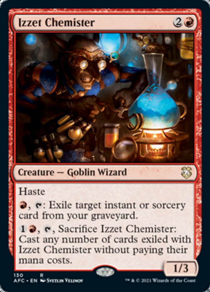 Izzet Chemister [Dungeons & Dragons: Adventures in the Forgotten Realms Commander] | Yard's Games Ltd