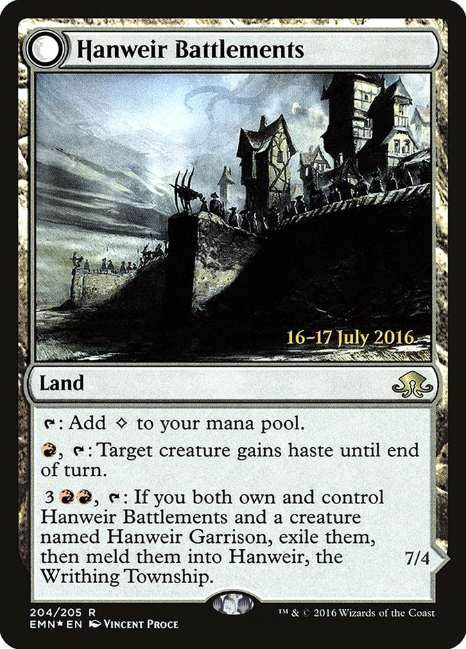 Hanweir Battlements [Eldritch Moon Prerelease Promos] | Yard's Games Ltd