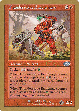 Thunderscape Battlemage - 2001 Jan Tomcani (PLS) [World Championship Decks 2001] | Yard's Games Ltd