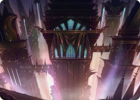 Skybridge Towers Art Card [Streets of New Capenna Art Series] | Yard's Games Ltd