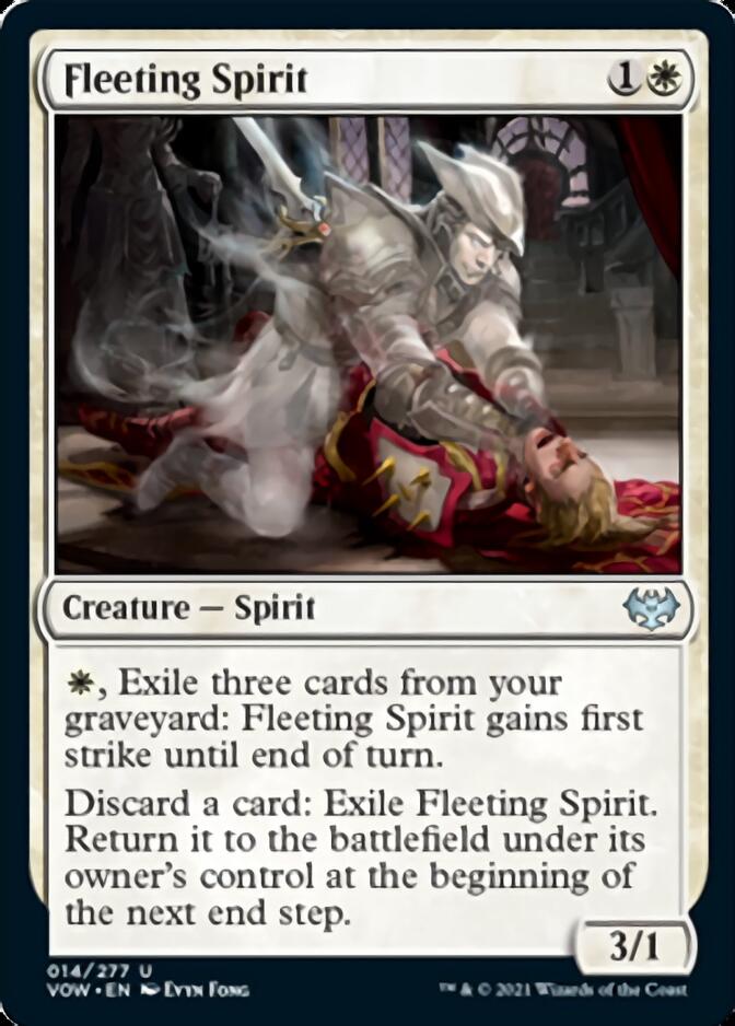 Fleeting Spirit [Innistrad: Crimson Vow] | Yard's Games Ltd