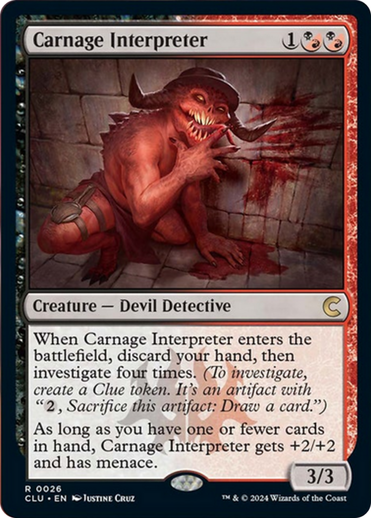 Carnage Interpreter [Ravnica: Clue Edition] | Yard's Games Ltd