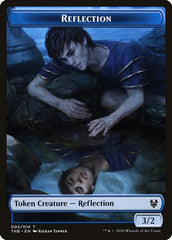 Human Soldier // Reflection Double-Sided Token [Theros Beyond Death Tokens] | Yard's Games Ltd