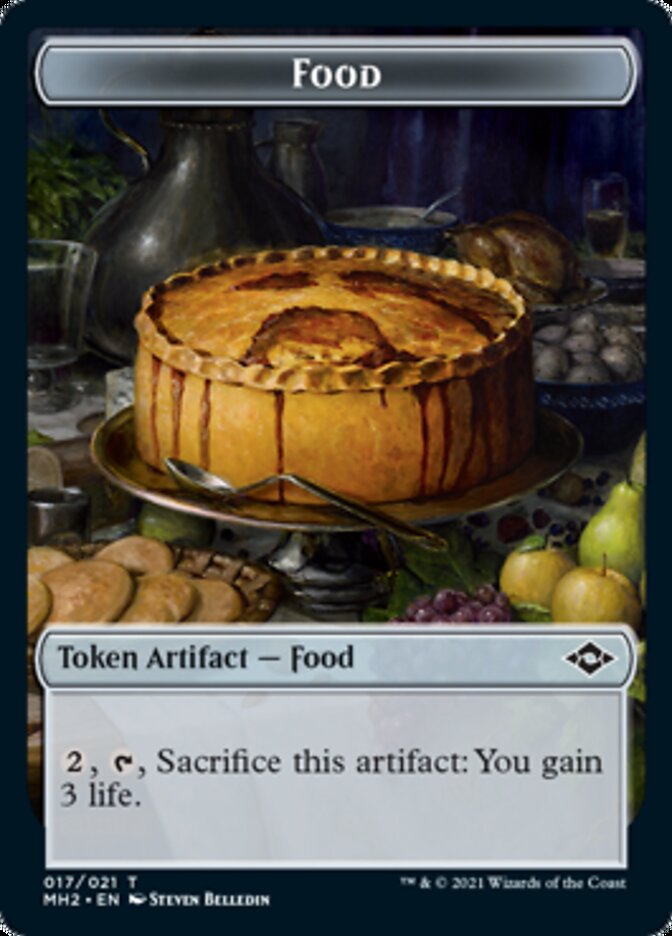 Food Token (17) [Modern Horizons 2 Tokens] | Yard's Games Ltd