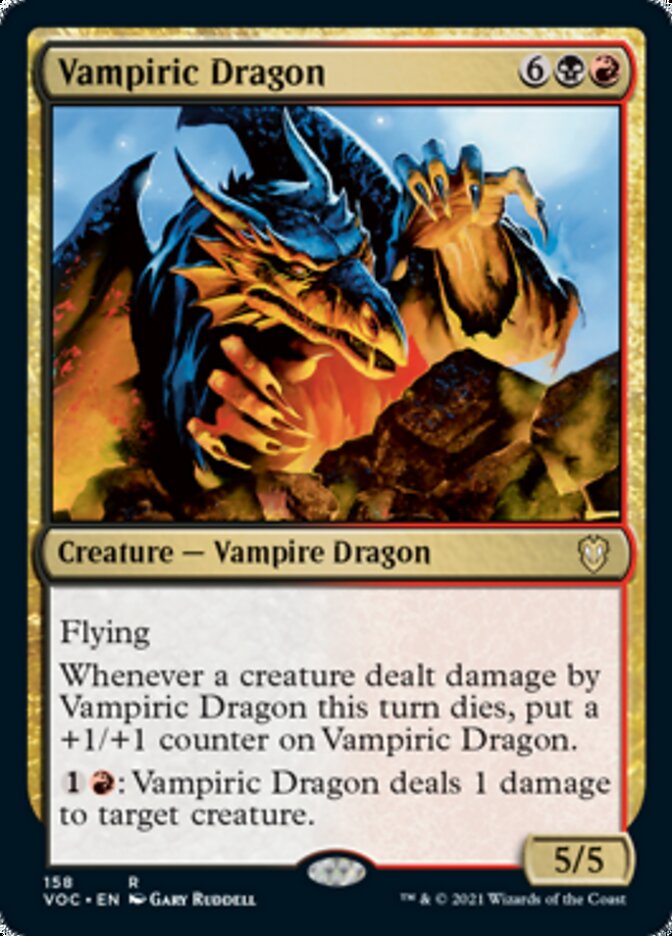 Vampiric Dragon [Innistrad: Crimson Vow Commander] | Yard's Games Ltd