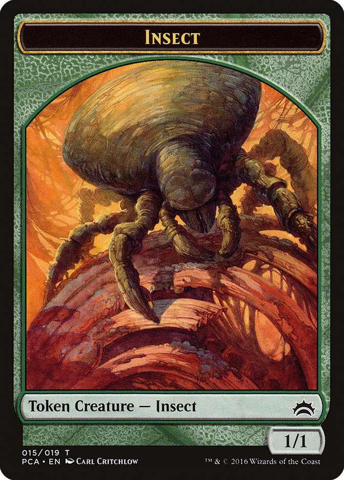 Insect Token [Planechase Anthology Tokens] | Yard's Games Ltd