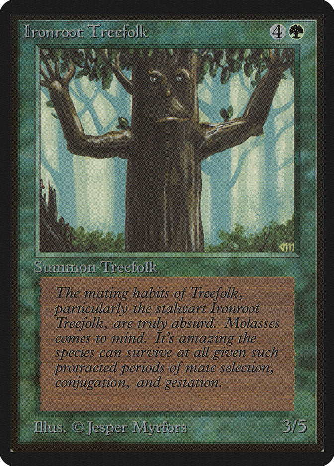 Ironroot Treefolk [Beta Edition] | Yard's Games Ltd