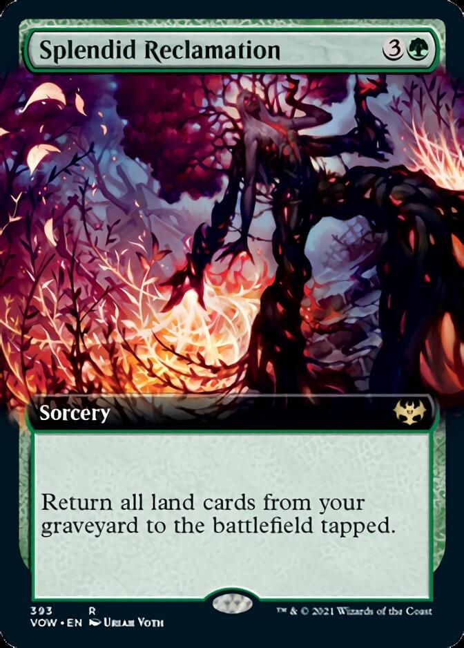 Splendid Reclamation (Extended Art) [Innistrad: Crimson Vow] | Yard's Games Ltd