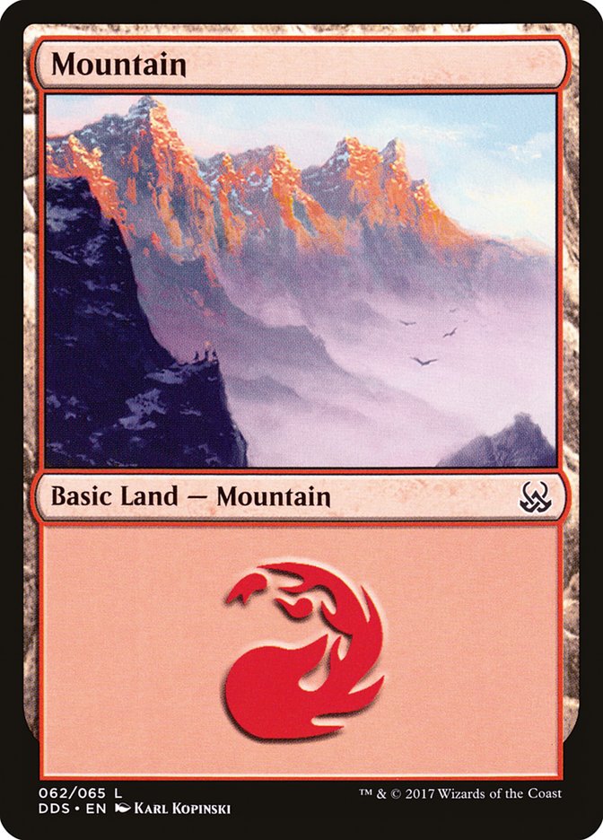 Mountain (62) [Duel Decks: Mind vs. Might] | Yard's Games Ltd