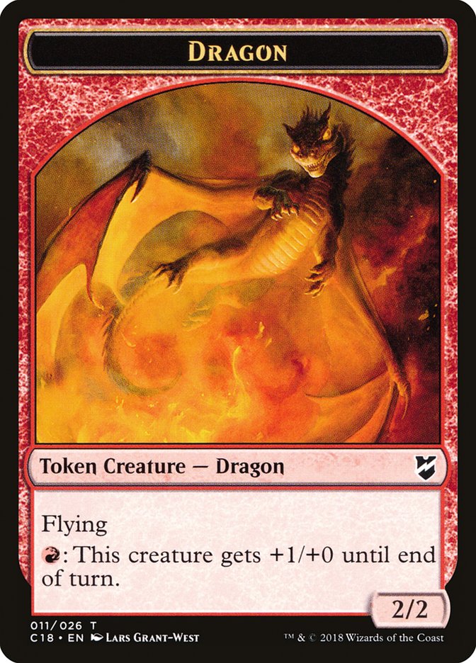 Dragon Token [Commander 2018 Tokens] | Yard's Games Ltd