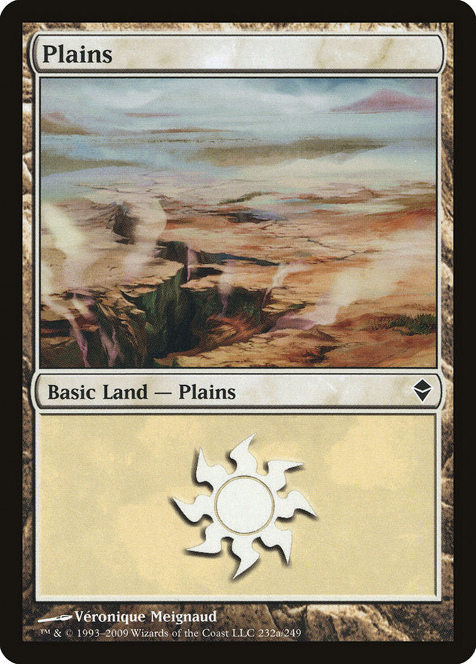 Plains (232a) [Zendikar] | Yard's Games Ltd