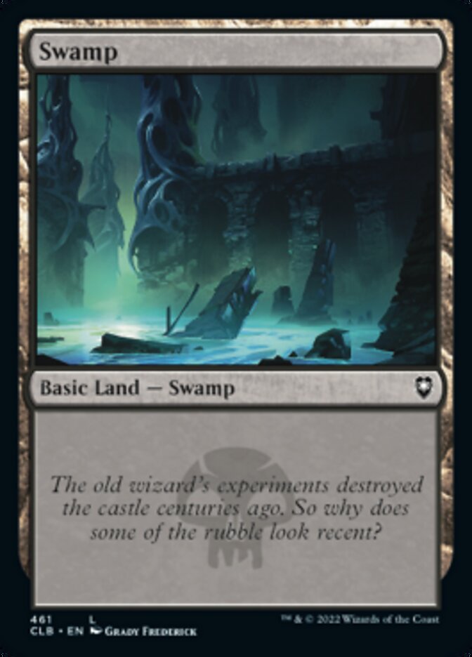 Swamp (461) [Commander Legends: Battle for Baldur's Gate] | Yard's Games Ltd