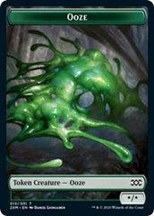 Ooze // Wurm (030) Double-Sided Token [Double Masters Tokens] | Yard's Games Ltd