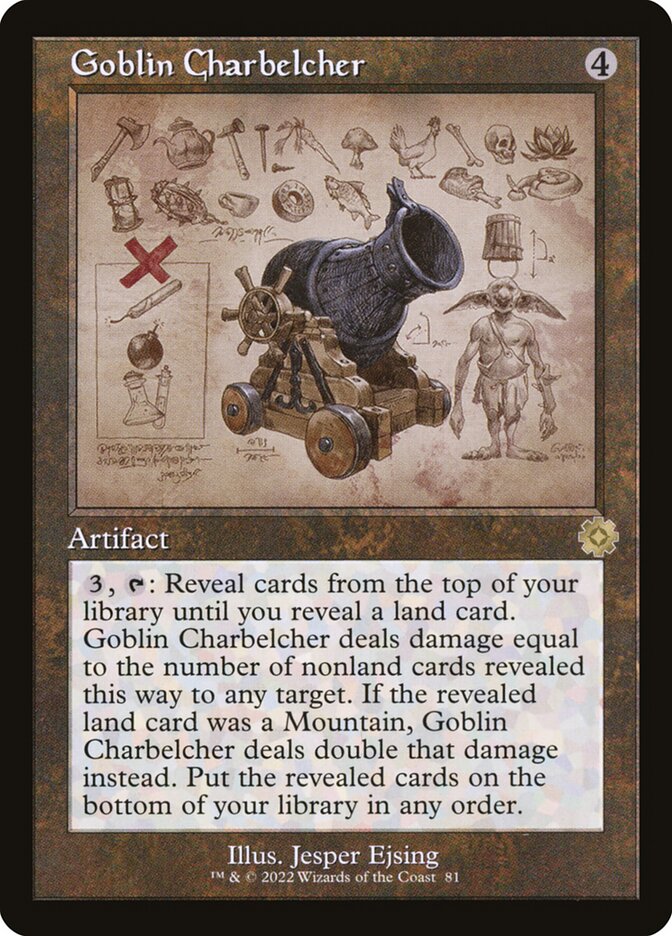 Goblin Charbelcher (Retro Schematic) [The Brothers' War Retro Artifacts] | Yard's Games Ltd