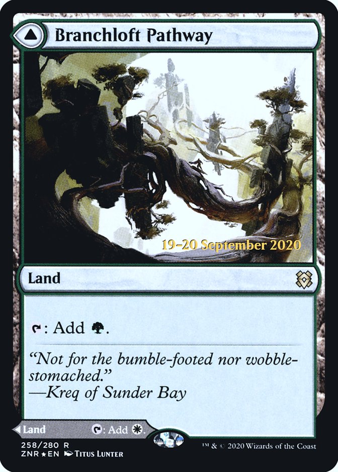 Branchloft Pathway // Boulderloft Pathway [Zendikar Rising Prerelease Promos] | Yard's Games Ltd