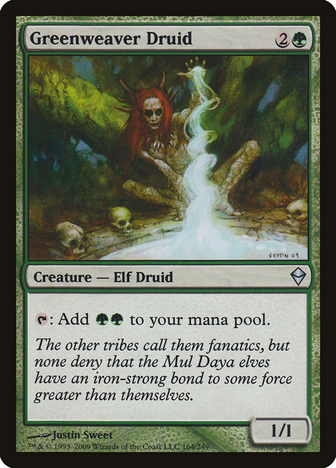 Greenweaver Druid [Zendikar] | Yard's Games Ltd