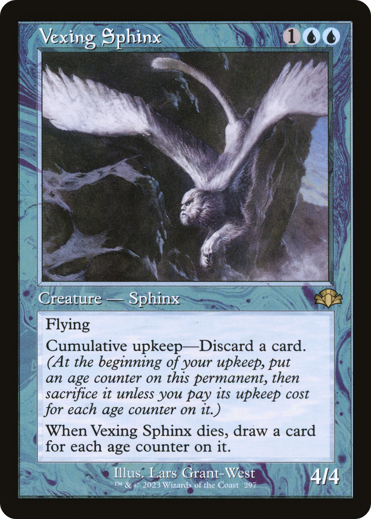 Vexing Sphinx (Retro) [Dominaria Remastered] | Yard's Games Ltd