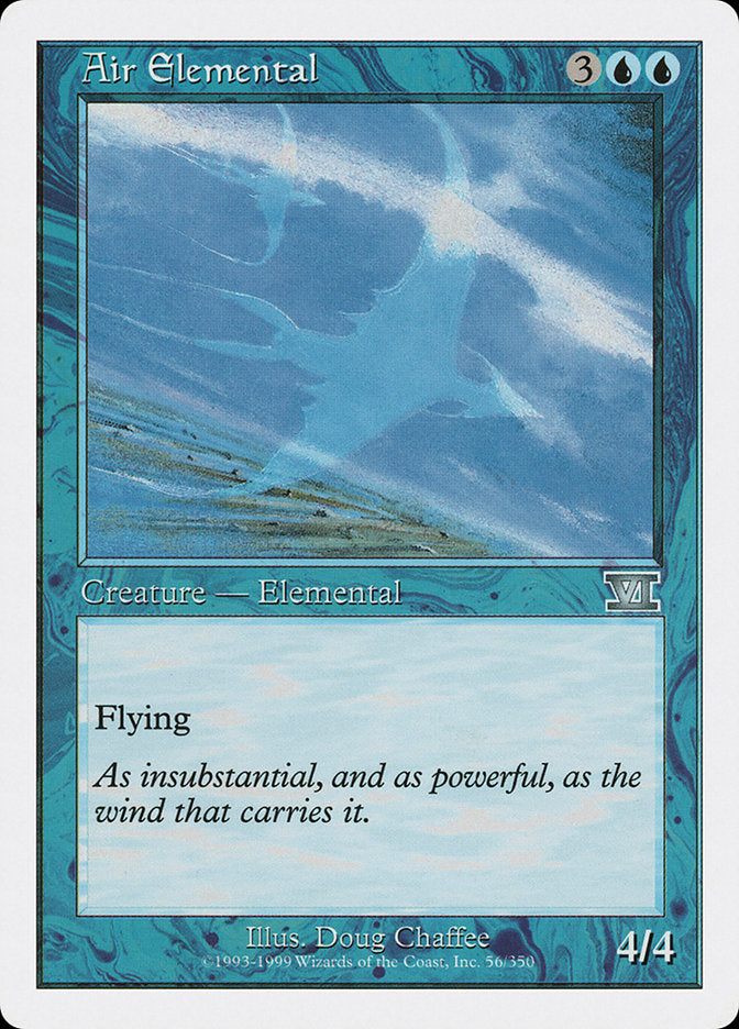 Air Elemental [Classic Sixth Edition] | Yard's Games Ltd