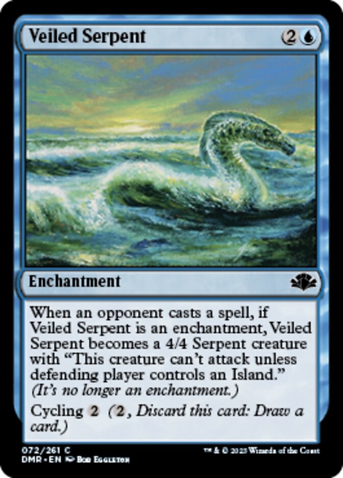 Veiled Serpent [Dominaria Remastered] | Yard's Games Ltd