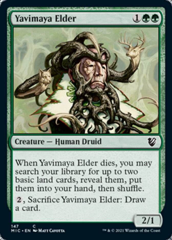 Yavimaya Elder [Innistrad: Midnight Hunt Commander] | Yard's Games Ltd