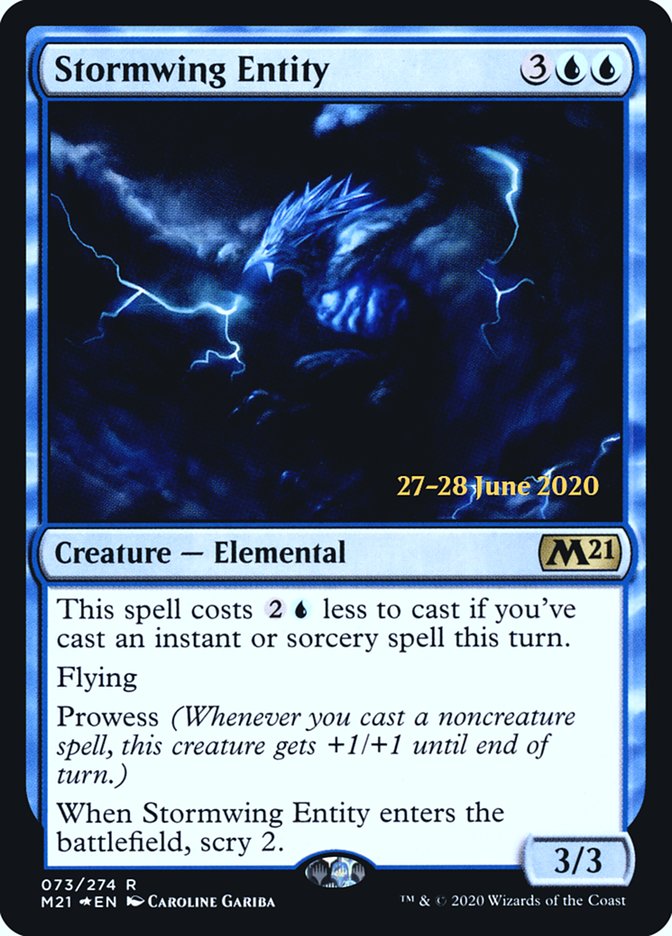 Stormwing Entity [Core Set 2021 Prerelease Promos] | Yard's Games Ltd