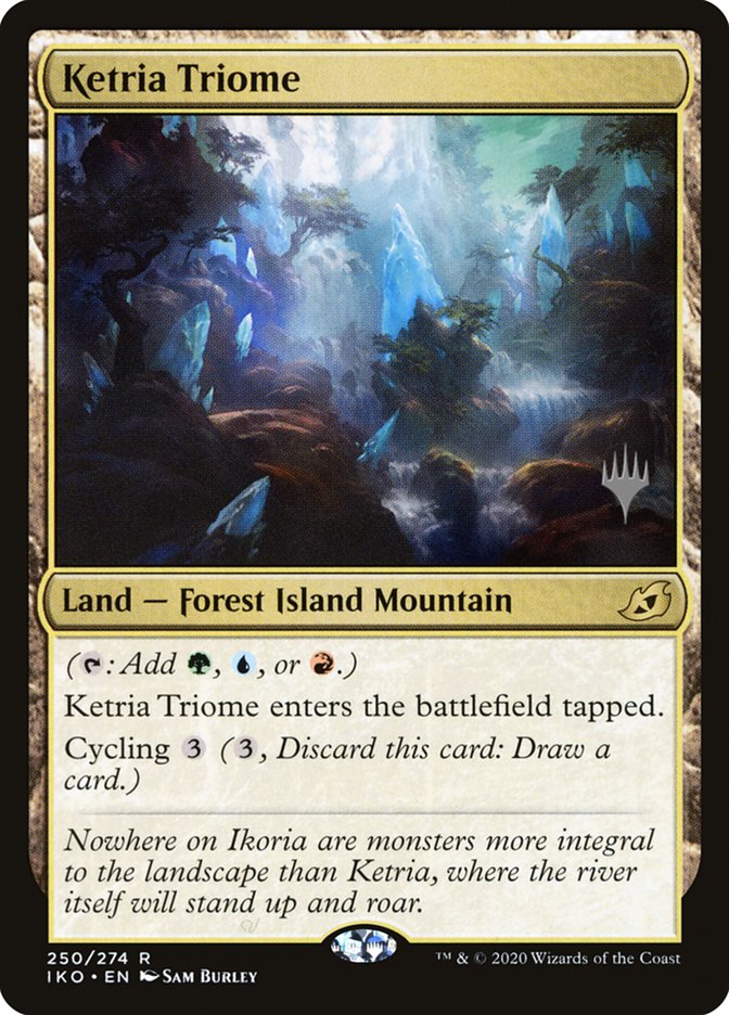 Ketria Triome (Promo Pack) [Ikoria: Lair of Behemoths Promos] | Yard's Games Ltd