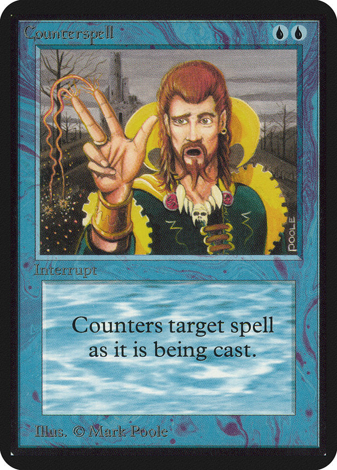 Counterspell [Alpha Edition] | Yard's Games Ltd