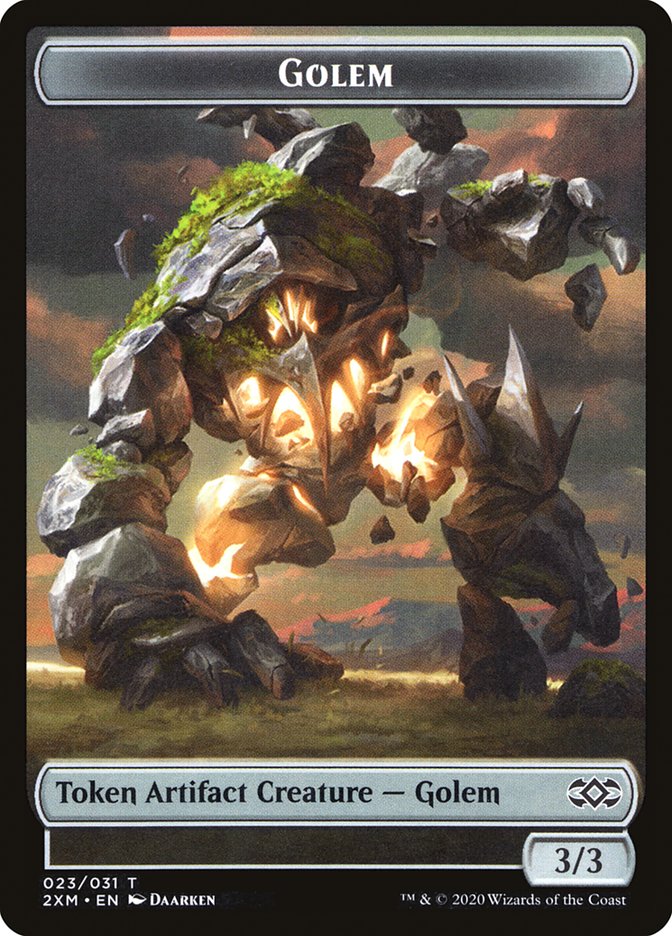 Golem Token [Double Masters Tokens] | Yard's Games Ltd