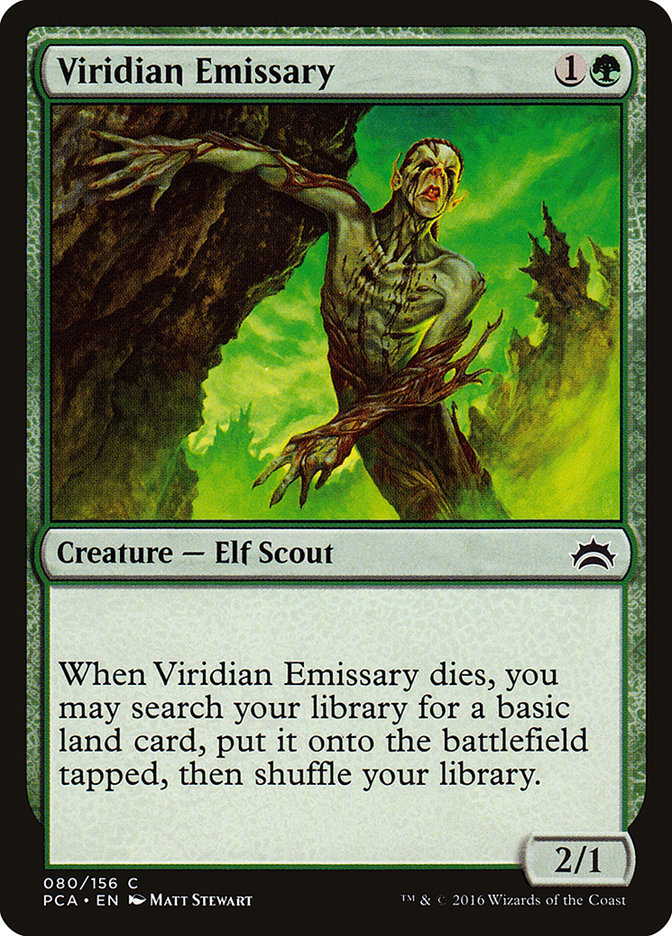 Viridian Emissary [Planechase Anthology] | Yard's Games Ltd