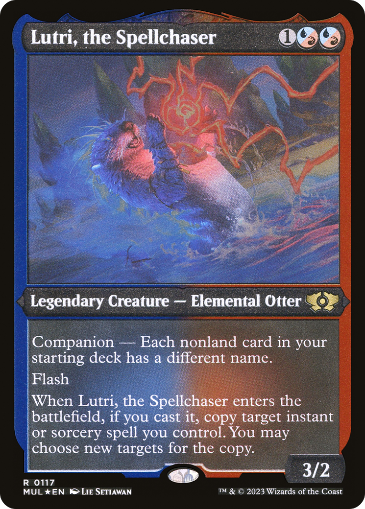 Lutri, the Spellchaser (Foil Etched) [Multiverse Legends] | Yard's Games Ltd