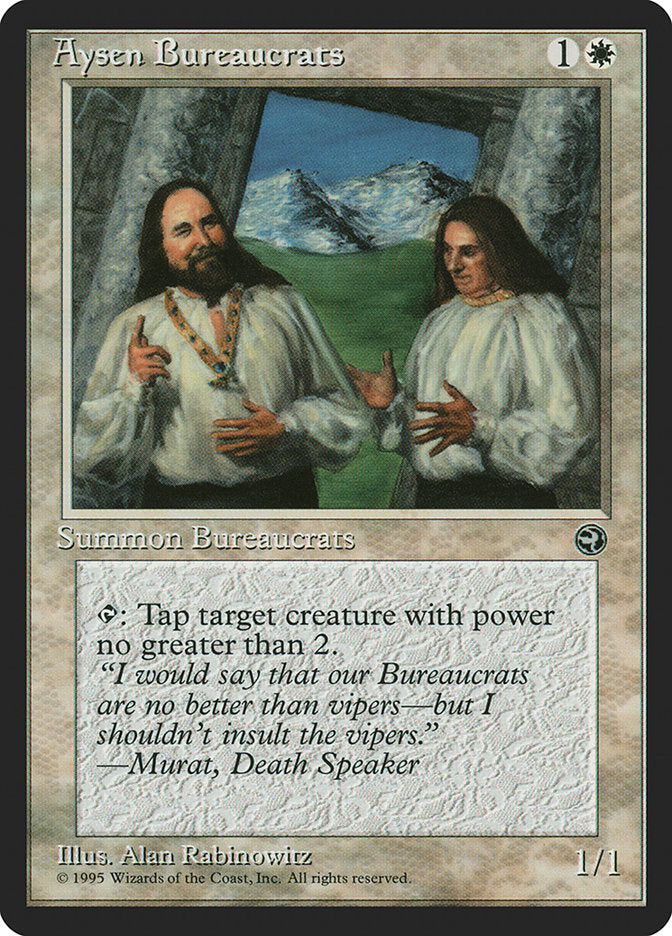 Aysen Bureaucrats (Murat Flavor Text) [Homelands] | Yard's Games Ltd