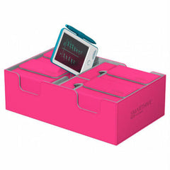 ultimate guard smarthive 400 xenoskin pink card and deck storage box | Yard's Games Ltd