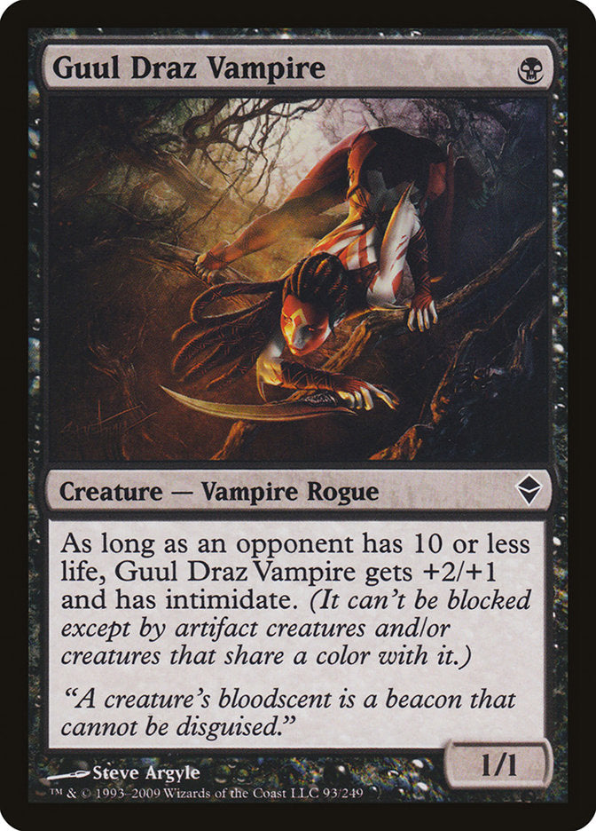 Guul Draz Vampire [Zendikar] | Yard's Games Ltd