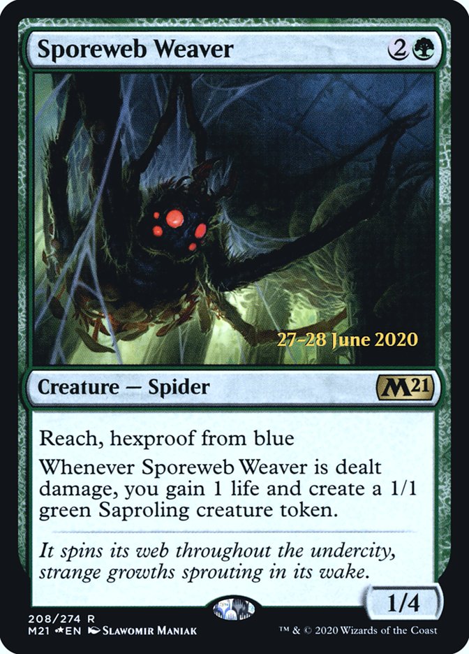 Sporeweb Weaver [Core Set 2021 Prerelease Promos] | Yard's Games Ltd