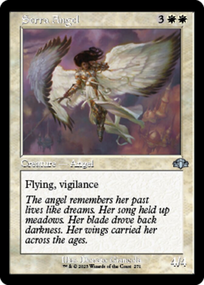 Serra Angel (Retro) [Dominaria Remastered] | Yard's Games Ltd