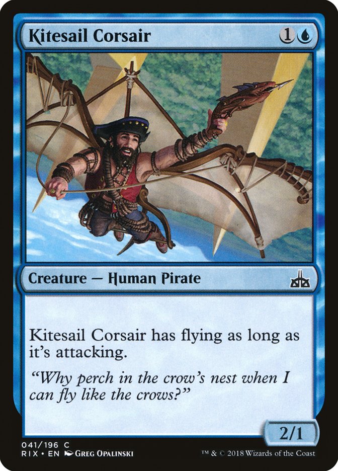 Kitesail Corsair [Rivals of Ixalan] | Yard's Games Ltd