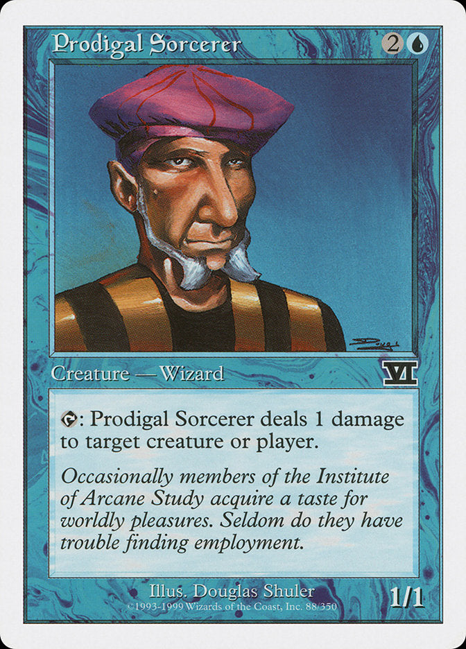 Prodigal Sorcerer [Classic Sixth Edition] | Yard's Games Ltd