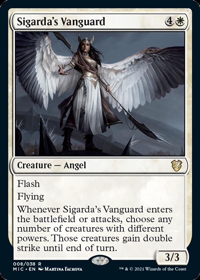 Sigarda's Vanguard [Innistrad: Midnight Hunt Commander] | Yard's Games Ltd