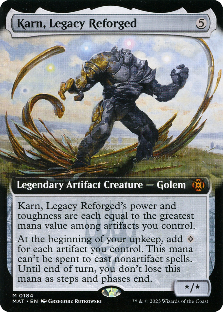 Karn, Legacy Reforged (Extended Art) [March of the Machine: The Aftermath] | Yard's Games Ltd