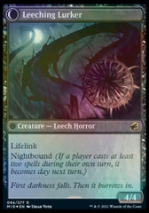 Curse of Leeches // Leeching Lurker [Innistrad: Midnight Hunt Prerelease Promos] | Yard's Games Ltd