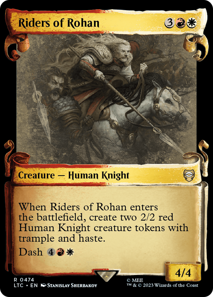 Riders of Rohan [The Lord of the Rings: Tales of Middle-Earth Commander Showcase Scrolls] | Yard's Games Ltd