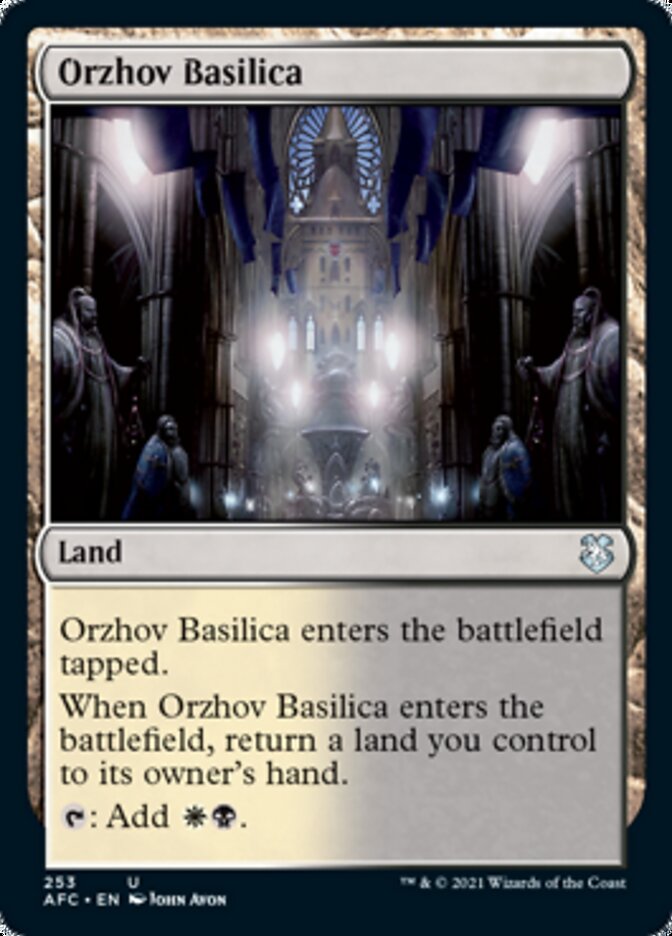 Orzhov Basilica [Dungeons & Dragons: Adventures in the Forgotten Realms Commander] | Yard's Games Ltd