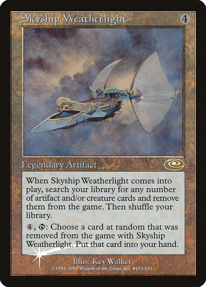 Skyship Weatherlight (Kev Walker) [Planeshift] | Yard's Games Ltd