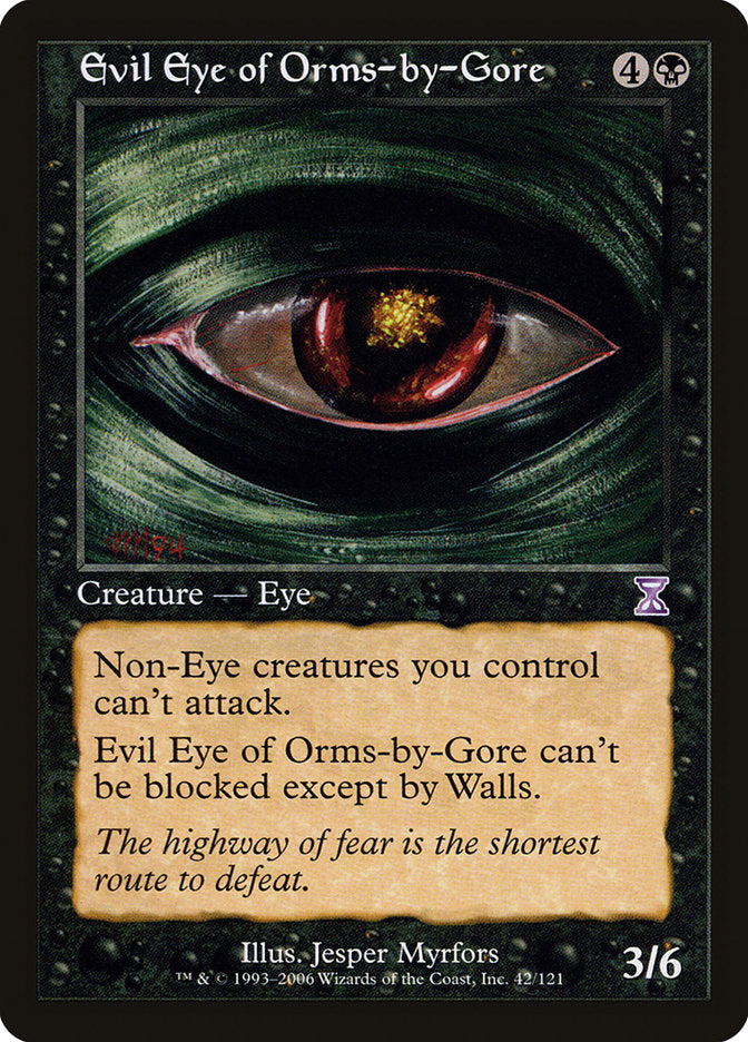 Evil Eye of Orms-by-Gore [Time Spiral Timeshifted] | Yard's Games Ltd