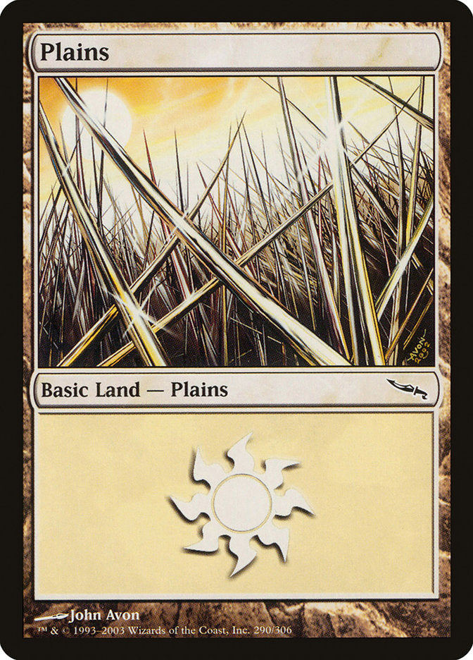 Plains (290) [Mirrodin] | Yard's Games Ltd