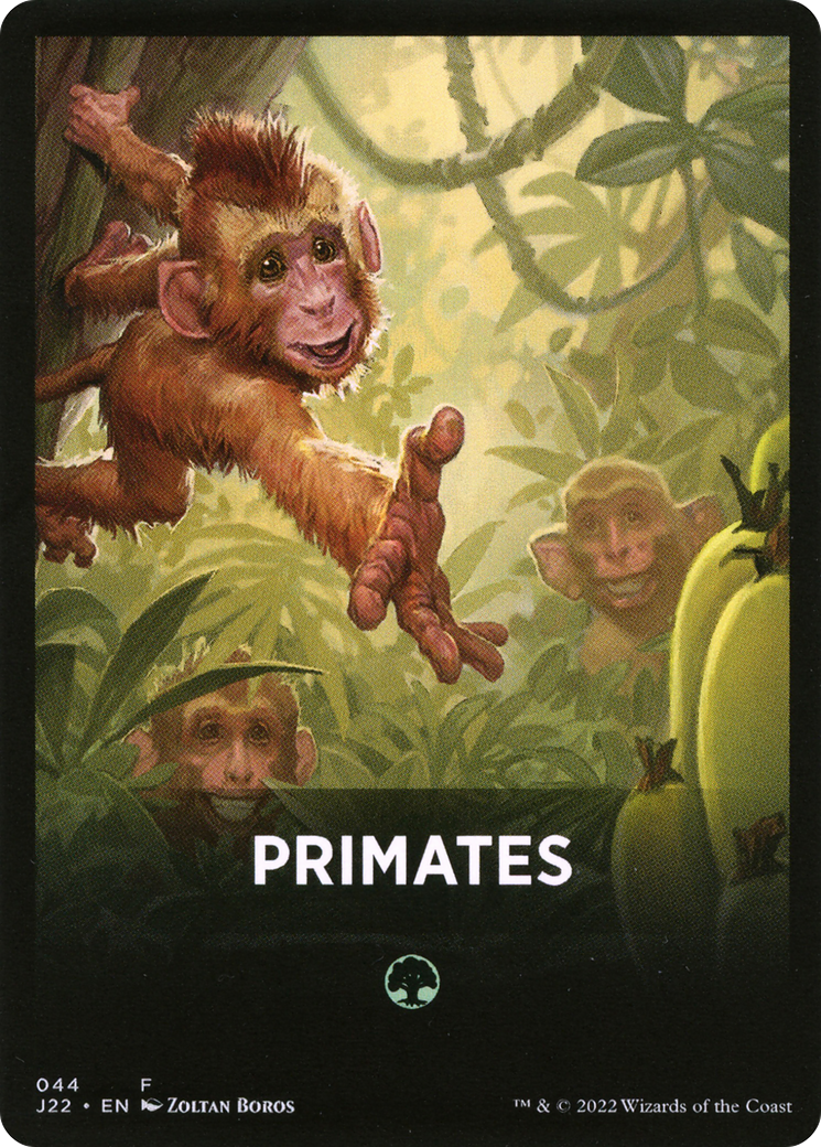 Primates Theme Card [Jumpstart 2022 Front Cards] | Yard's Games Ltd