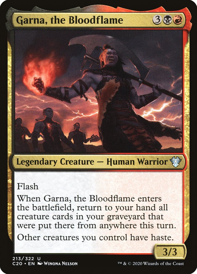 Garna, the Bloodflame [Commander 2020] | Yard's Games Ltd