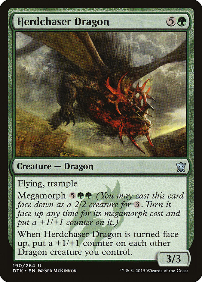 Herdchaser Dragon [Dragons of Tarkir] | Yard's Games Ltd