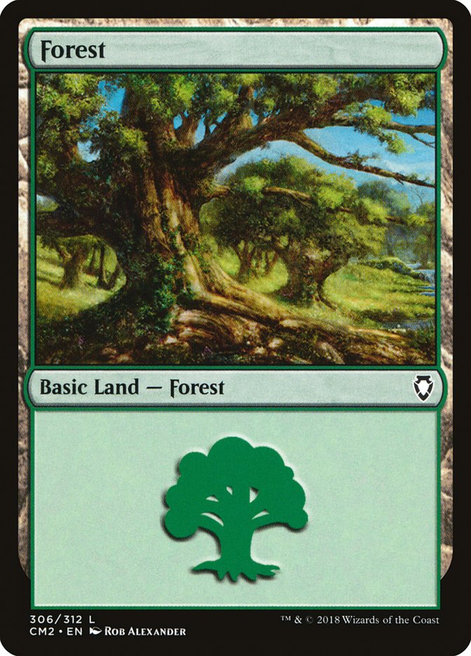 Forest (306) [Commander Anthology Volume II] | Yard's Games Ltd